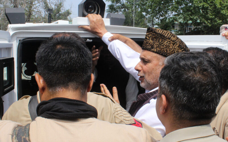Police foil PDP protest over water crisis in Kashmir capital Srinagar