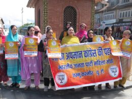 J-K BJP workers protest in Srinagar over 'derogatory' remarks about PM Modi's mother