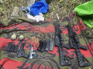 Arms, Ammunition Recovered from Graveyard in Natipora Area of Srinagar