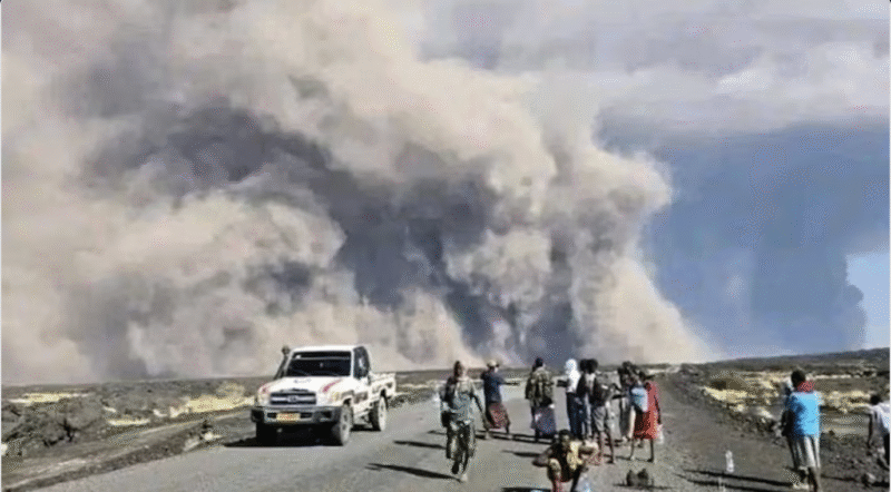 Volcanic Eruption in Ethiopia Raises Concerns for Indian Flight Operations