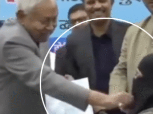 Bihar CM Nitish Kumar Draws Flak After Pulling Aside Woman Doctor’s Face Veil at Official Event