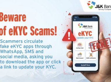 J&K Bank cautions customers against fake eKYC apps, phishing links