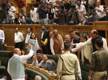 As soon as the proceedings began, ruling National Conference (NC) MLA Abdul Majeed Larmi made the demand.